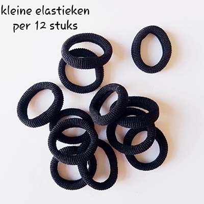 Spaanse elastiek XS zwart
